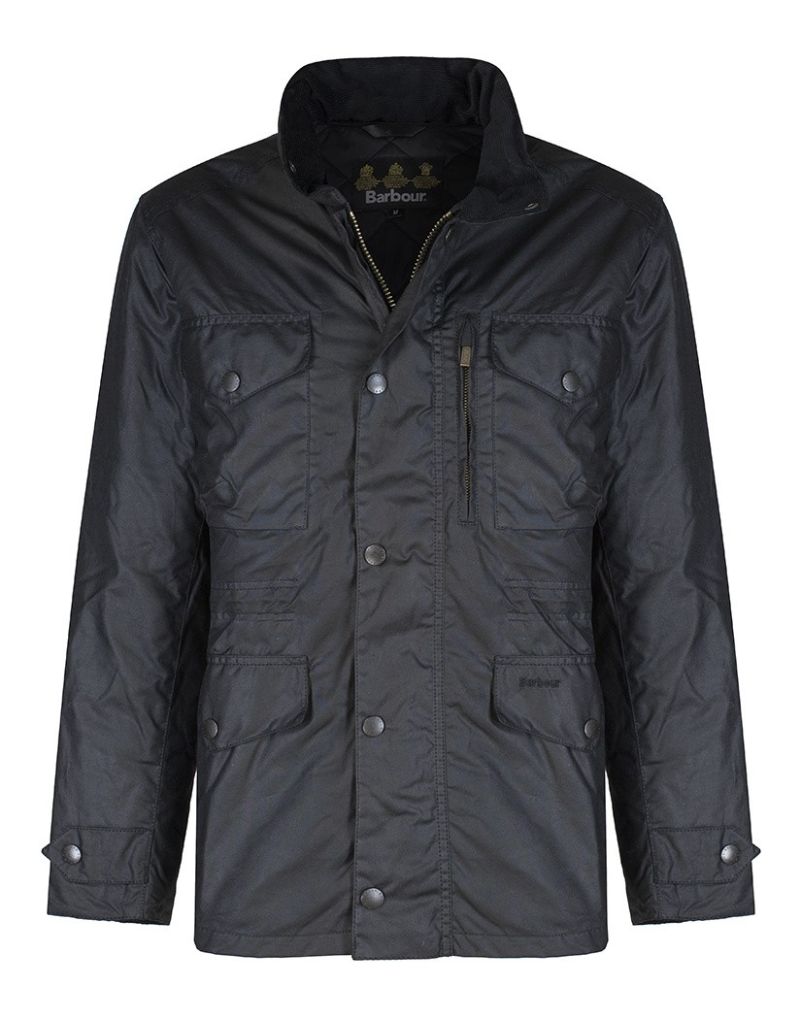 Barbour sapper best sale jacket black