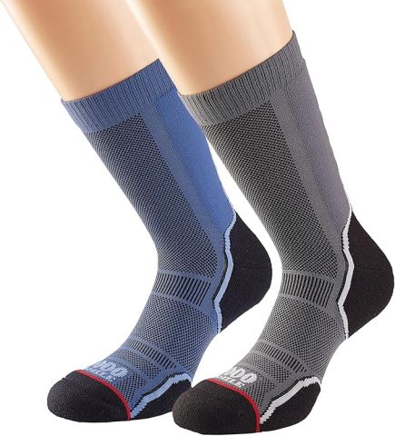 1000 Mile Mens Twin Pack - Trek Sock