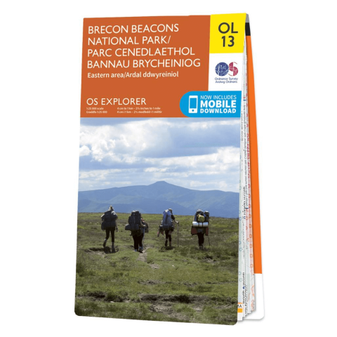 OS Map - OL13 Brecon and National Park East