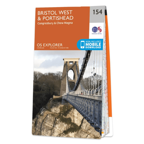 OS Map - 154 Bristol West and Portishead