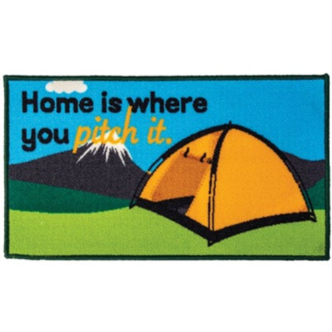 Quest 'Home Is Where You Pitch It' Washable Mat