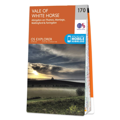 OS Map - Explorer - 170 Vale of White Horse