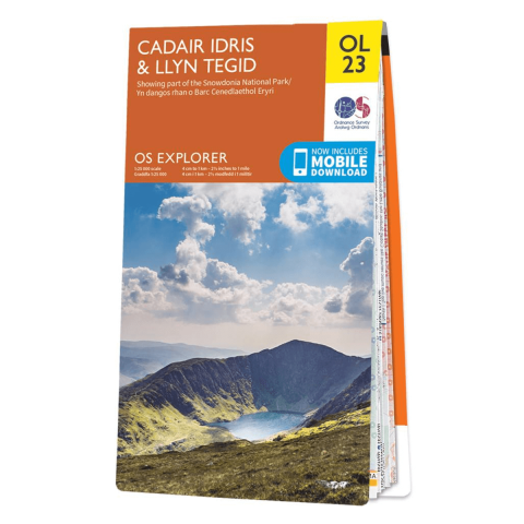 OS Map - Explorer - OL23 Cadair Idris