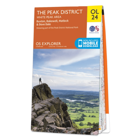 OS Map - Explorer - OL24 Peak District / White