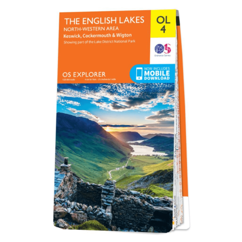 OS Map - Explorer - OL4 English Lakes North West