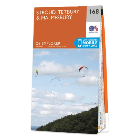 OS Map - 168 Stroud Tetbury and Malmesbury