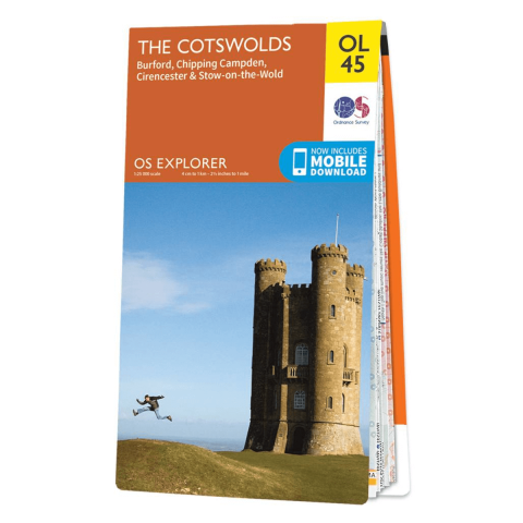 OS Map - OL45 The Cotswolds